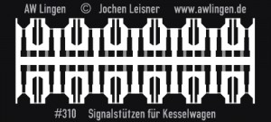 #310 Signalstützen für Kesselwagen